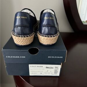Cole Haan Navy Cloudstepper Espadrille Size 7